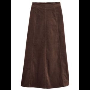 NWOT Koret Gored Corduroy Skirt size 8P